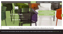 Desktop Screenshot of fredometacrilatomadrid.com